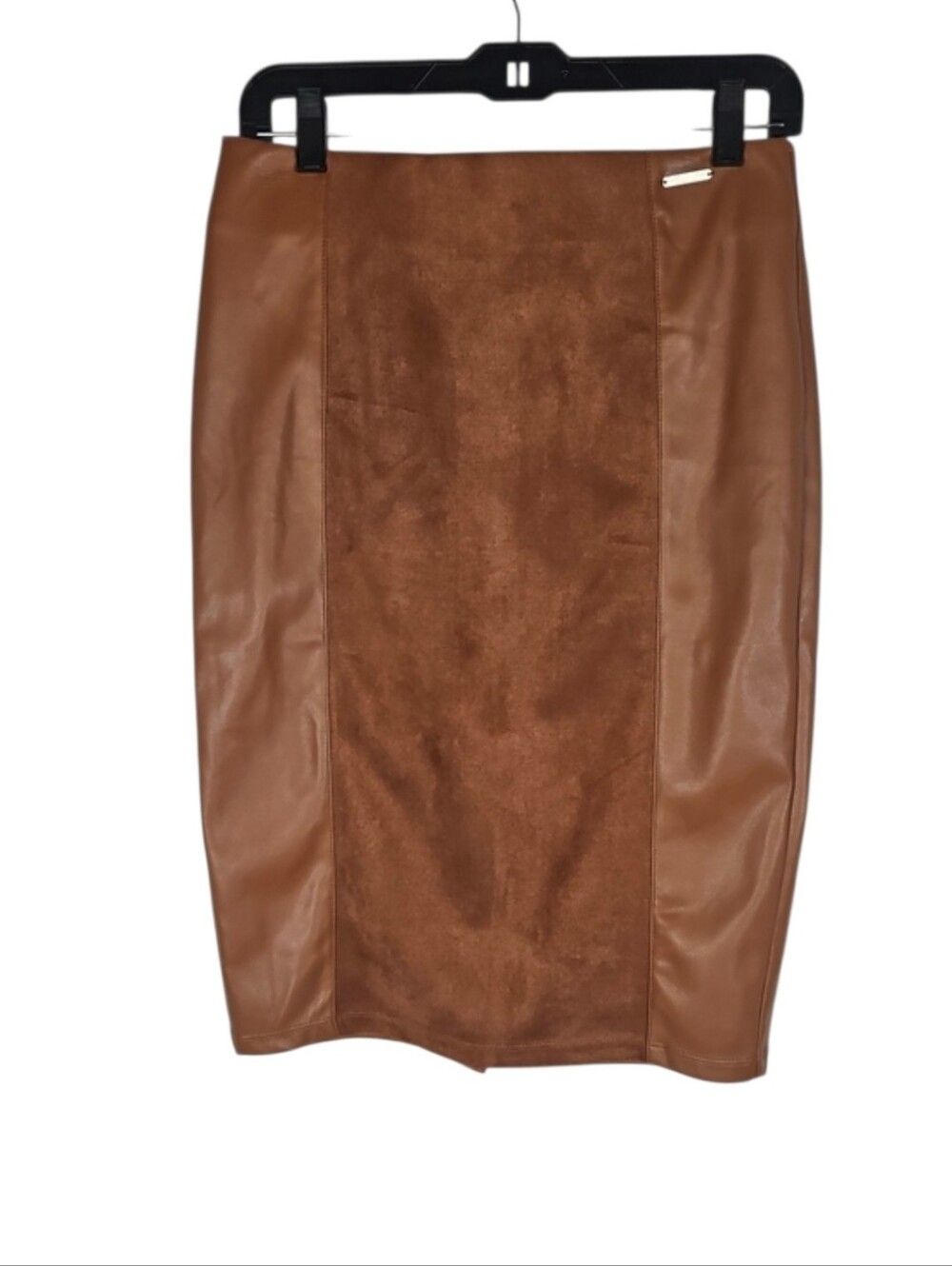 Milk Chocolate Brown Pencil Skirt Fall Autumn Preppy City Girl Work Office XS